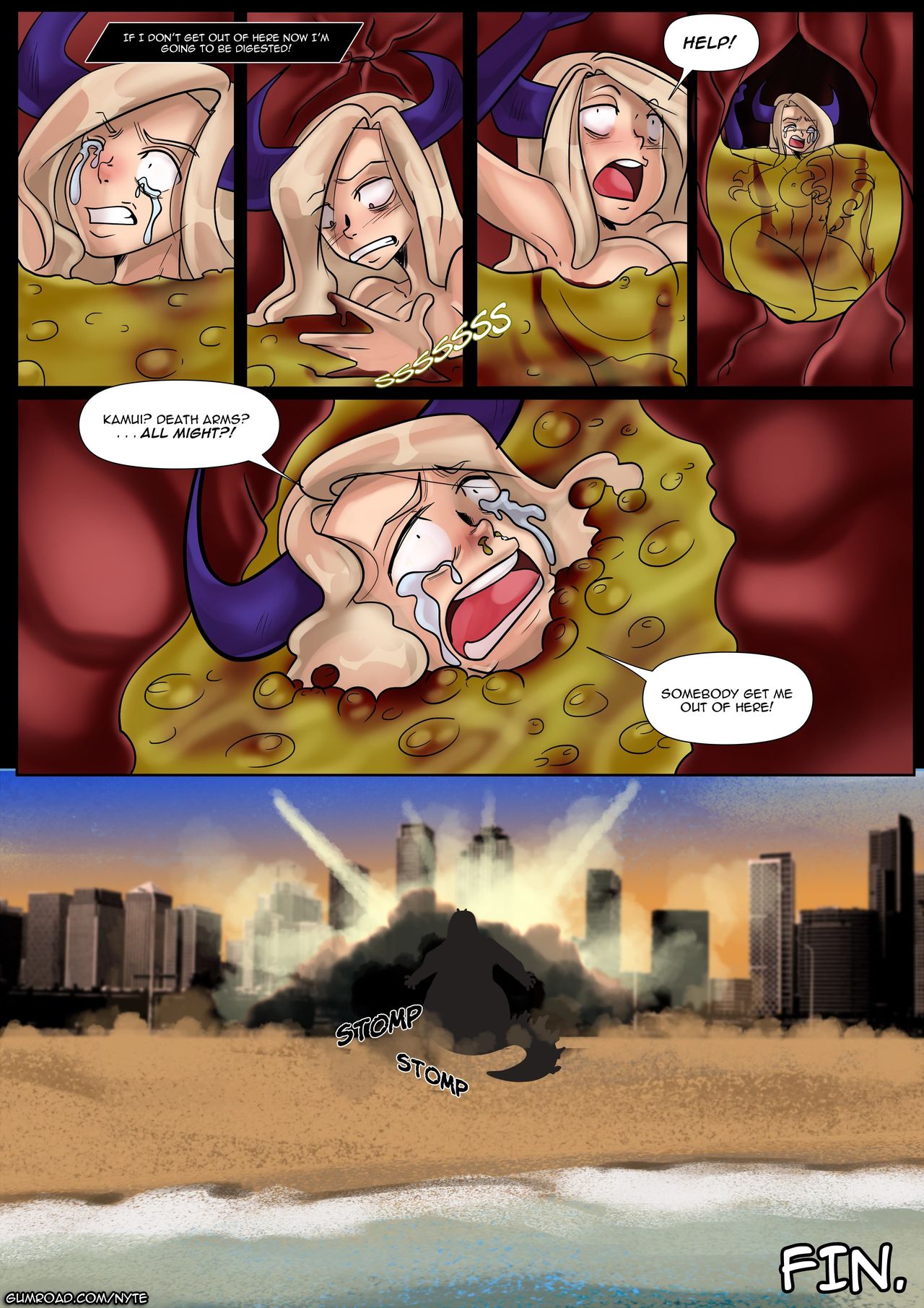 1280px x 1811px - Mt. Lady VS Godzilla - Page 8 - HentaiEra