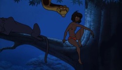 Kaa and Mowgli 1st Encounter