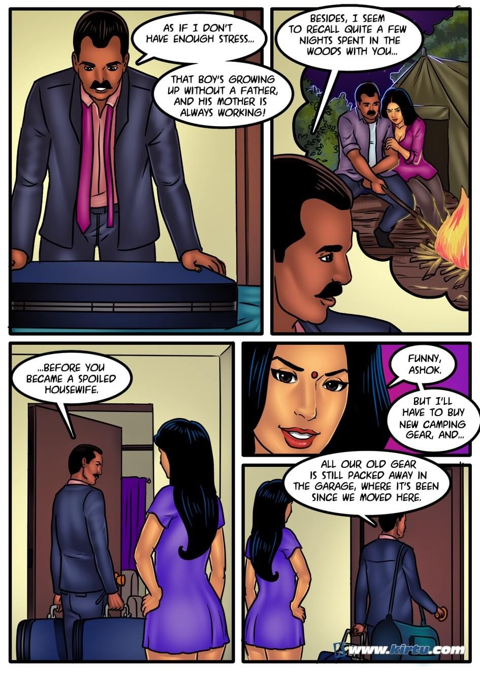 Savita bhabhi: Camping in the cold - Page 3 - HentaiEra