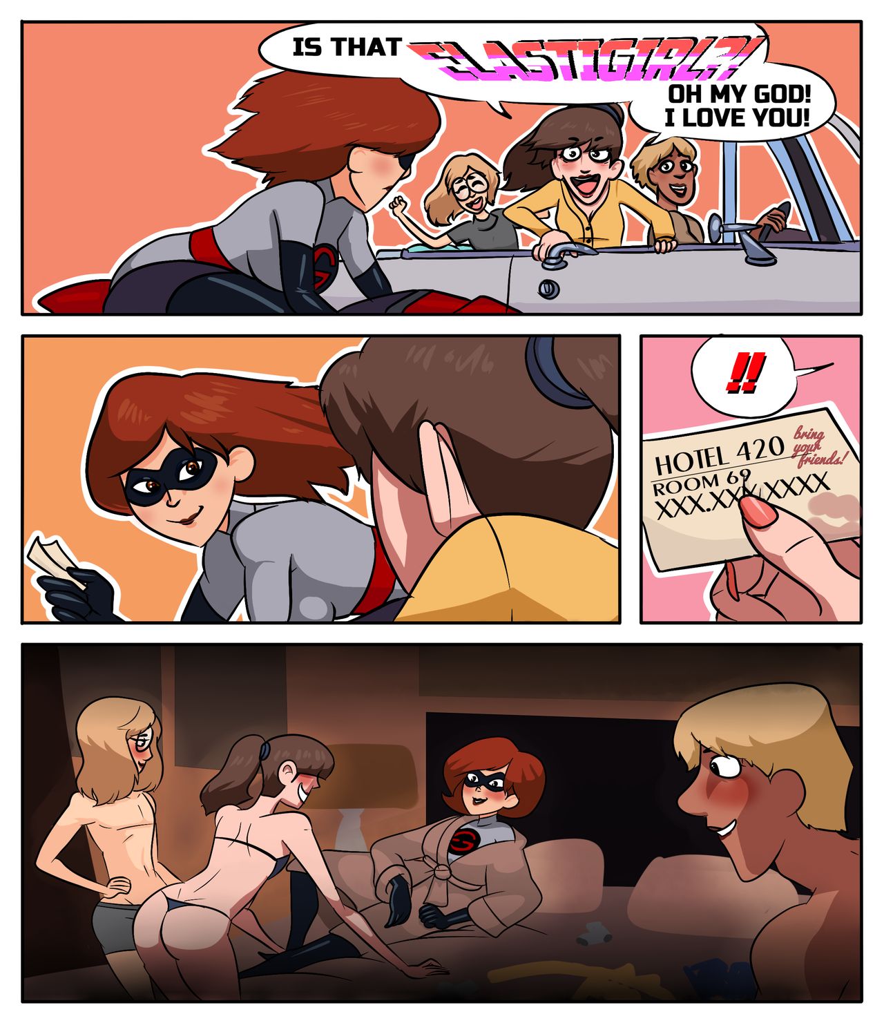 Elastigirl Comic - Page 1 - HentaiEra