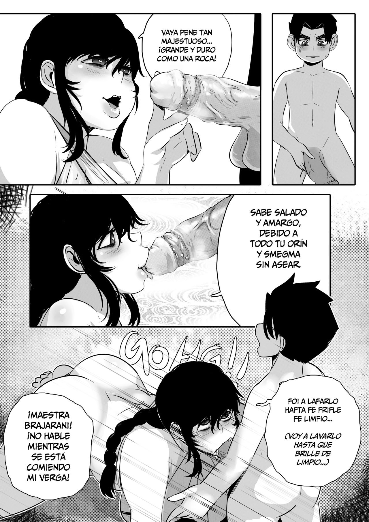 Inja Sekkusu! Brajarani Shishou! 2 | Mi Maestra Brajarani es una Ermitaña  del Sexo 2 - Page 7 - HentaiEra