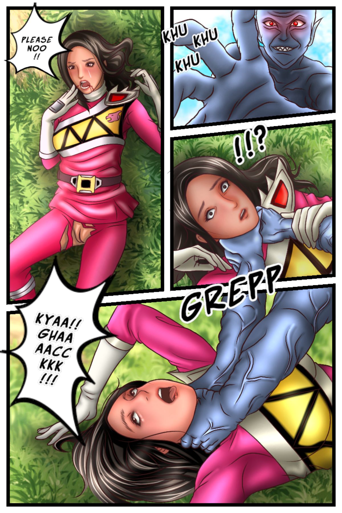 Power Rangers Hentai - Power Rangers Snuff Comic - Page 2 - HentaiEra