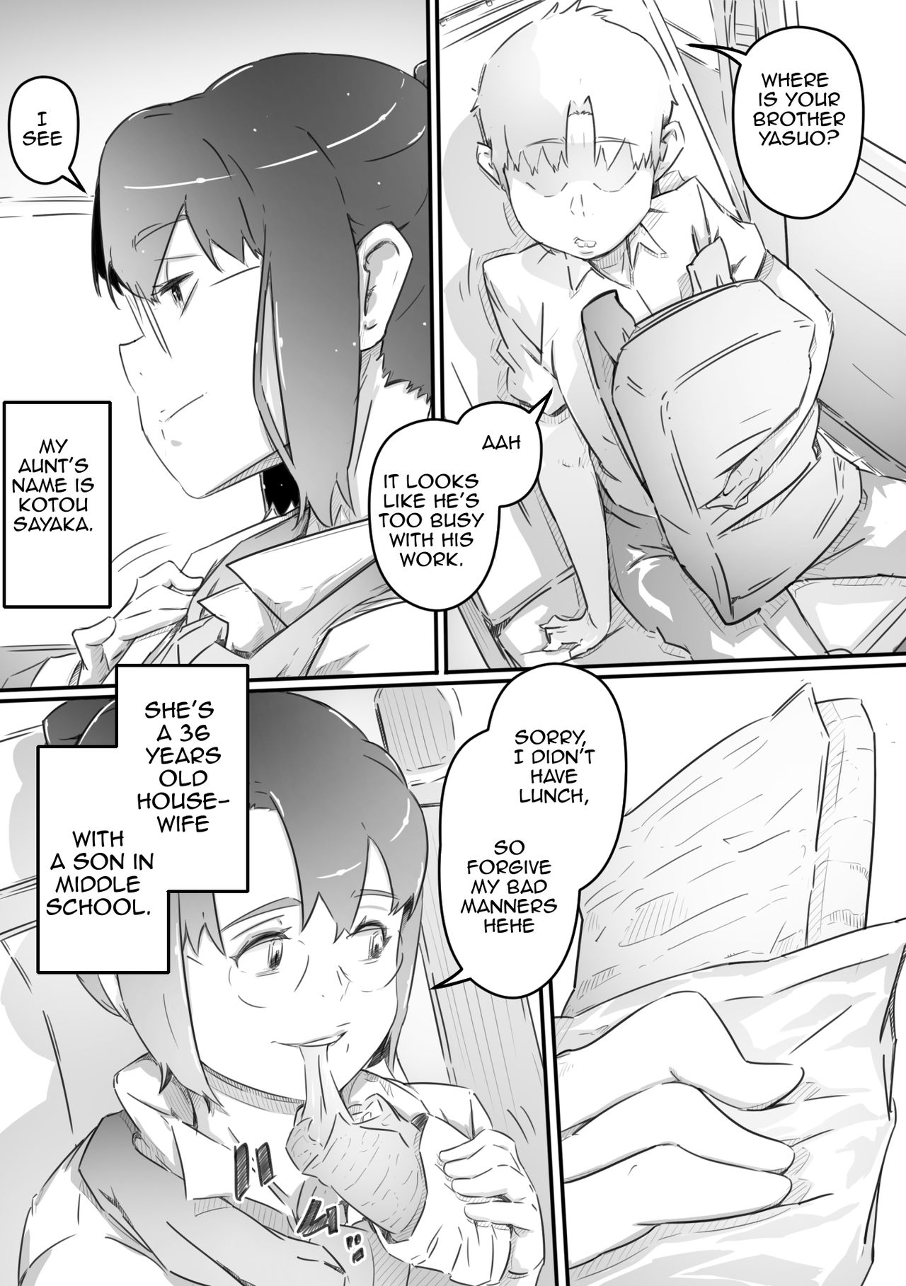 Nao-kun, Oba-san to Sex Suru | Nao Has Sex with His Aunt - Page 5 -  HentaiEra